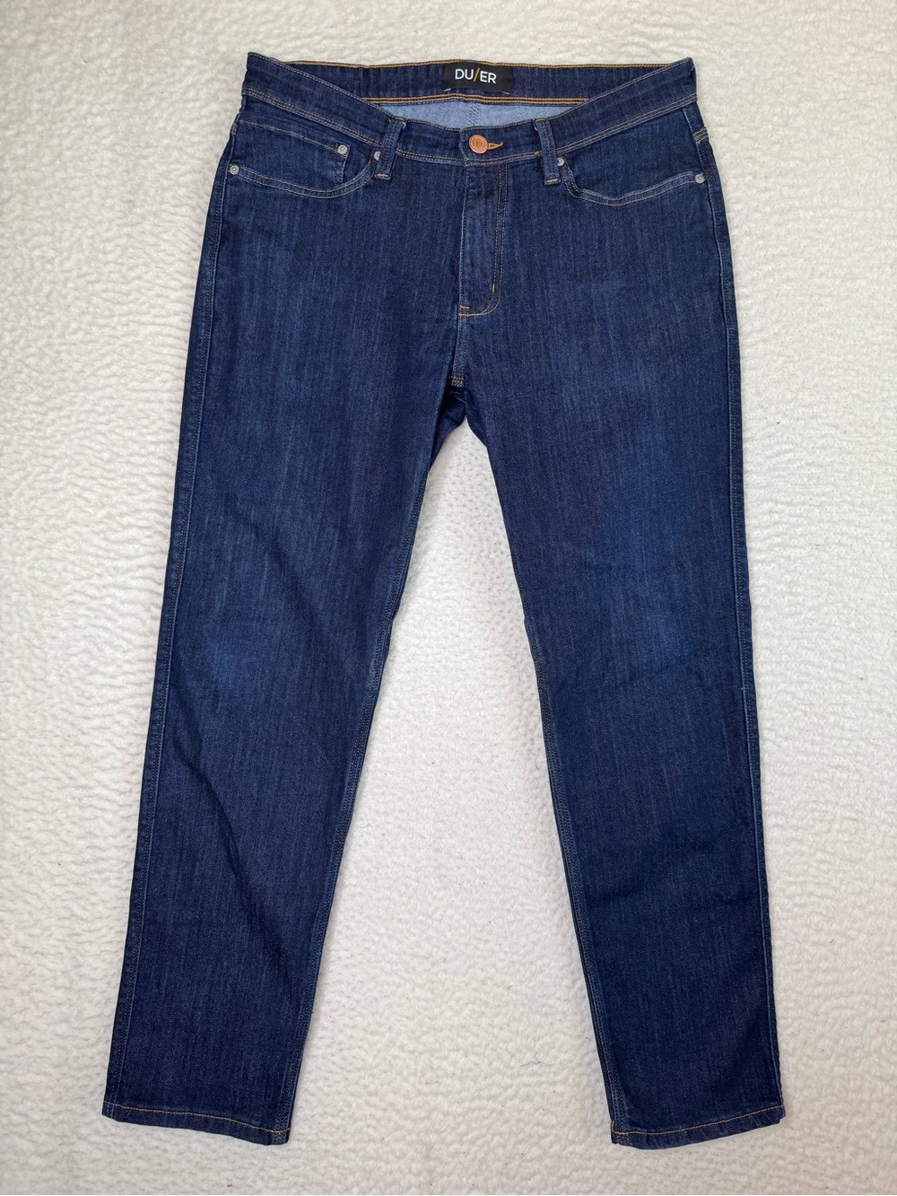 DU/ER L2X Slim Fit Stretch Performance Denim Jeans Dark Wash Men's Size 34x30